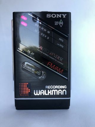 Rare Vintage Sony Radio Casette Player Walkman Wm - F200 Ii.