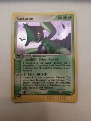 Cacturne 2/100 Holo Rare | Ex Sandstorm | Pokemon Card Nm
