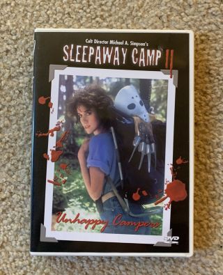Sleepaway Camp 2 - Unhappy Camper (1988) Rare Oop Dvd Horror Film Classic