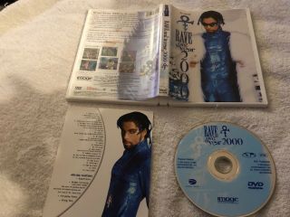 Prince Rave Un2 The Year 2000 Dvd W/ Insert Rare Oop