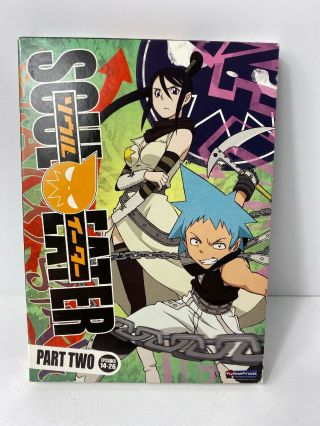 Soul Eater: Part 2 (DVD,  2010,  2 - Disc Set) Episodes 14 - 26 Anime Manga OOP Rare 2
