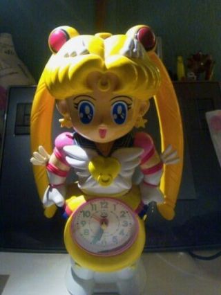 Rare Vintage Sailor Moon Talking Alarm Clock
