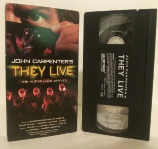 [very Good] They Live Roddy Piper (rare Vhs,  1996) John Carpenter 
