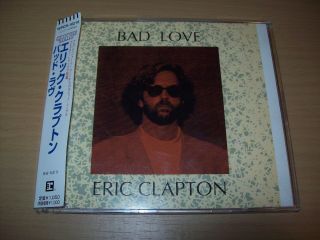 Rare Eric Clapton Bad Love - 2 Track Cd Single - Japan Import - Like