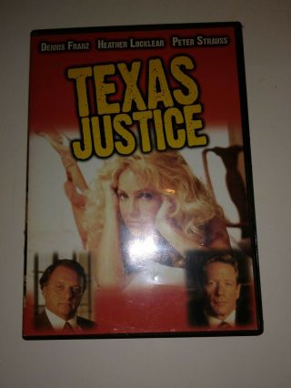 Texas Justice (dvd) Heather Locklear Rare Oop