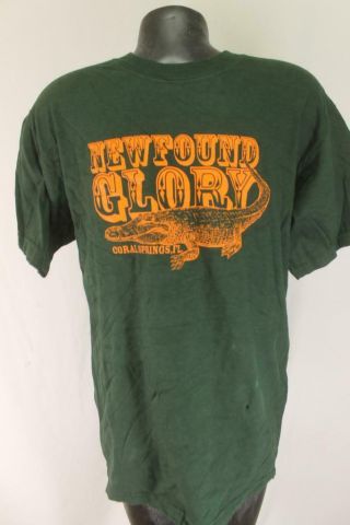 Found Glory Rare Oop Tee Shirt Coral Springs Fl Punk Rock Medium