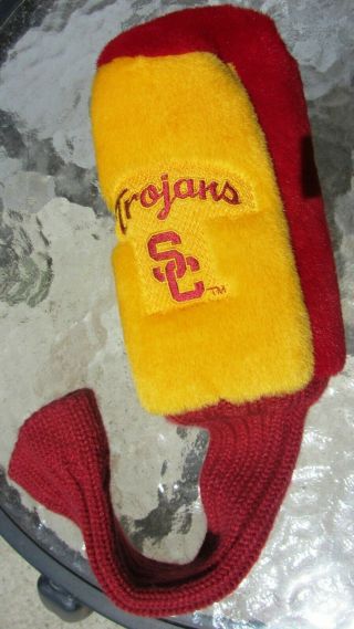 Rare Minty Vintage Usc Trojans Golf Club Head Cover University Of Southern Calif