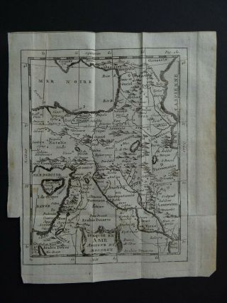1769 Buffier Atlas Map Middle East - Cyprus - Turquie En Asie