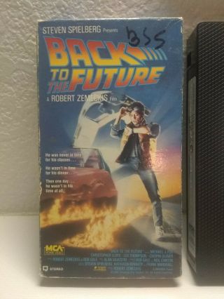Back To The Future (vhs,  1986) Rare