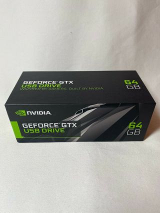 Nvidia Geforce Gtx 1080 Rare Promo Usb Drive 64gb - Cool E3 Item