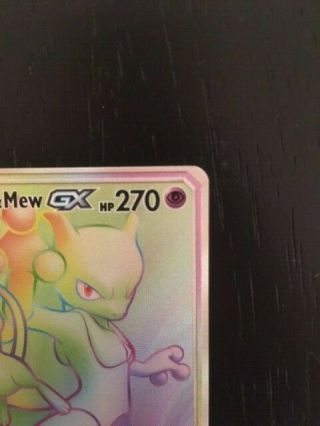 Pokemon Unified Minds Mewtwo & Mew GX Secret Rare 242/236 - 3