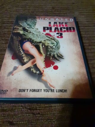 Lake Placid 3 (dvd,  2010,  Unrated) Extremely Rare Oop Htf
