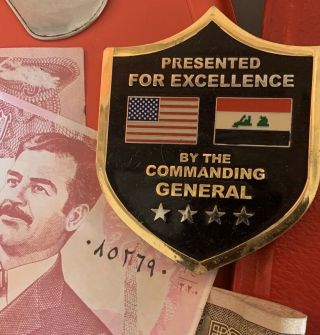Very Rare Operation Iraqi Freedom Collector’s Coin (solid) Saddam Heussein Iraq