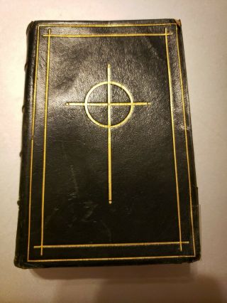 Antique Book Of Common Prayers & Admin Of Sacraments 1868 Episcopal Church Usa