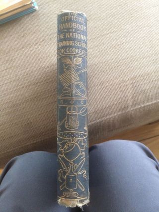 1879 Official Handbook National Training School for Cookery Antique Cook Book 2