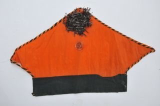Rare Vintage Orange Halloween Party Hat Made In Germany