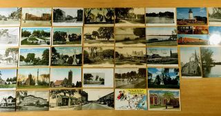 37 Antique & Vintage Postcards All Wakefield,  Ma Massachusetts 1898 - 1960