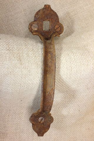 Old Thumb Latch Screen Door 6 7/8” Handle Pull Barn Gate Vintage Rusty Texture