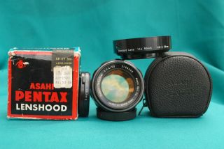 Rare - - Yellow Pentax 50mm/f1:1.  4 - Takumar Lens For Pentax 42mm Mount