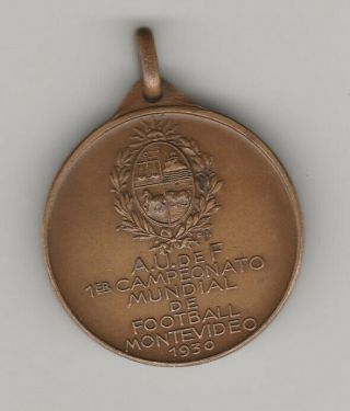 Orig.  Commemorative Medal 1.  World Cup Uruguay 1930 - Extrem Rare