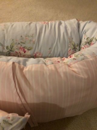 Rare Rachel Ashwell Shabby Chic Couture Nursery Baby Crib Bumper 2