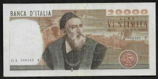 Italy,  20.  000 Lire 1975 Tiziano - Rare