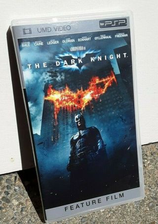 All Region Psp Umd The Dark Knight Feature Film Batman Movie Hard To Find Rare