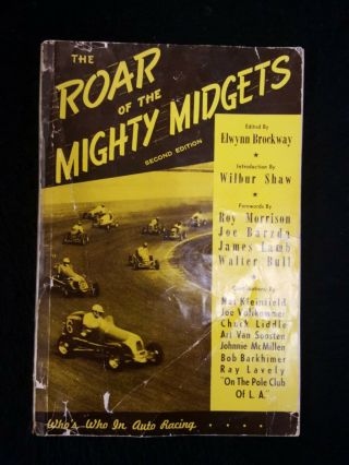 The Roar Of The Mighty Midgets 2nd Edition 1949 Complete & Intacted Rare Racing