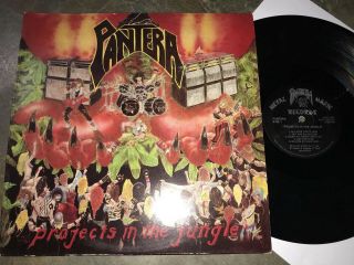 Pantera,  Projects In The Jungle,  1984 Us Vinyl Lp.  Rare