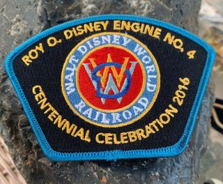 Rare Roy O Disney Engine No.  4 Centenial Patch