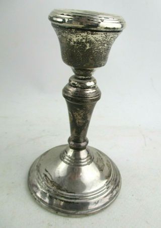 1970s Sterling Silver Candlestick Holder - Broadway & Co