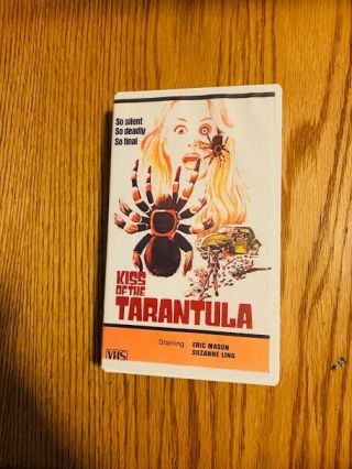 Kiss Of The Tarantula - Vhs•gorgon Video Clamshell•horror•rare•