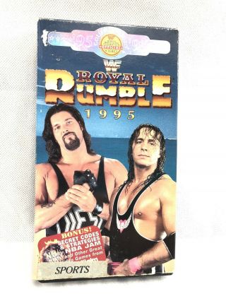 Wwf Royal Rumble 1995 Coliseum Video Vhs Bret Hart Wwe Rare Wcw Wrestling