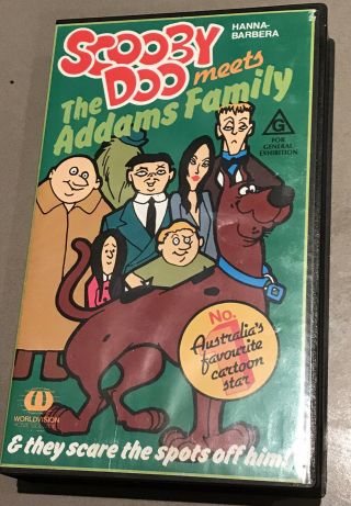 Scooby - Doo Meets The Addams Family (“wednesday Is Missing”) Very Rare Vhs Video