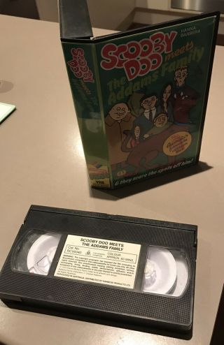 Scooby - Doo Meets The Addams Family (“Wednesday Is Missing”) Very Rare VHS Video 3