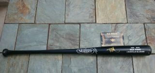 RARE SIGNED ST.  LOUIS CARDINALS TYLER O ' NEILL GAME MLB PRIME BAT PROOF 2