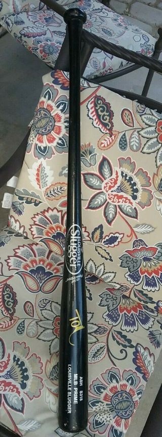 RARE SIGNED ST.  LOUIS CARDINALS TYLER O ' NEILL GAME MLB PRIME BAT PROOF 3