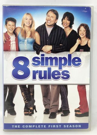 8 Simple Rules: The Complete First Season (dvd,  2007,  3 - Disc Set) 1 One Rare Oop
