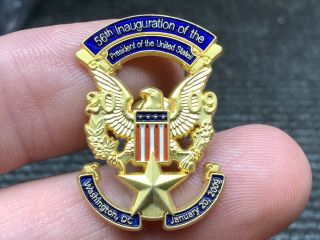 2009 Inauguration Of The President Of The United States Mini Badge.  Rare Eagle. 2