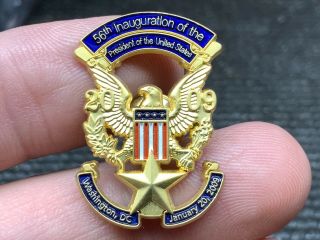2009 Inauguration Of The President Of The United States Mini Badge.  Rare Eagle. 3