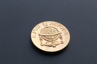 Unique,  rare,  antique,  vintage Galileo Galilei Coin 1564 - 1642 E pur si muore 3