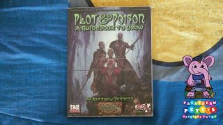 Rare Plot & Poison: A Guidebook To Drow Green Ronin Dark Elves Well - Cared For
