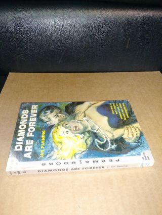 DIAMONDS ARE FOREVER Ian Fleming PERMA 1st Edition RARE 1957 James Bond PB 2