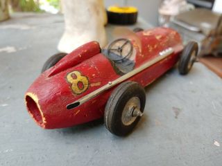 Vintage Rare Red 8 Mono - Jet Indy Race.  Built W/o Box