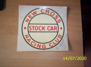 Cross Stadium Window Sticker 1962.  Rare
