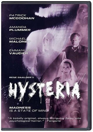 Hysteria - Cult Epics Dvd - Ultra Rare - Oop - Region 1 - Patrick Mcgoohan - Amanda Plummer