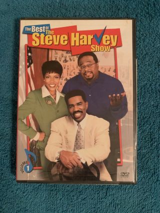 The Best Of The Steve Harvey Show Vol 1 Dvd 2003 With Insert Rare Oop Tv Series