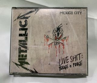 Metallica: Live Shit: Binge & Purge 3 Cd Set Rare Out Of Print Ships