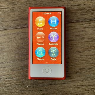 Apple Ipod Nano 7th Generation Rare “product Red” Version (16 Gb)
