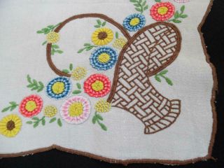 Vintage French Shelf Runner / Pelmet - Embroidery